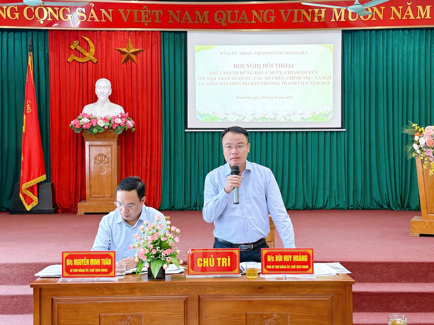 Phường Thanh Liệt: Đối thoại định kỳ giữa người đứng đầu cấp ủy, chính quyền với MTTQ, các tổ chức chính trị - xã hội và nhân dân- Ảnh 5.