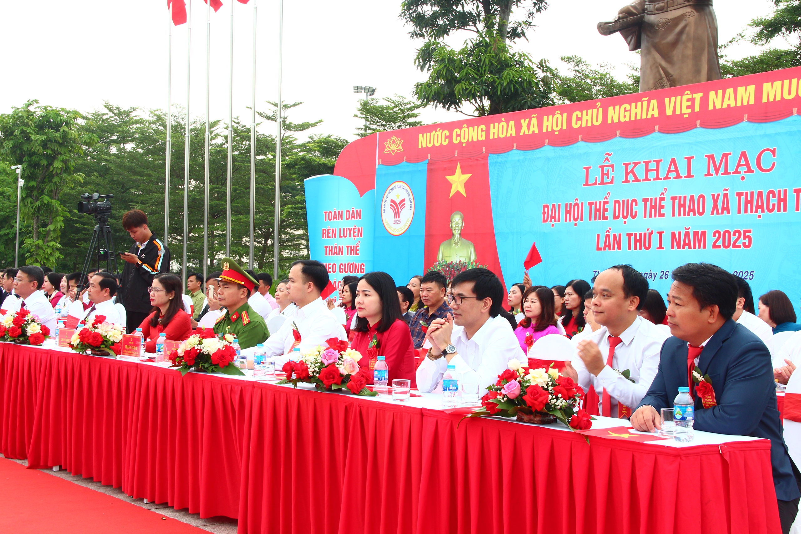 ẢNH: ĐẠI HỘI THỂ DỤC THỂ THAO XÃ THẠCH THẤT LẦN THỨ NHẤT NĂM 2025.- Ảnh 9.