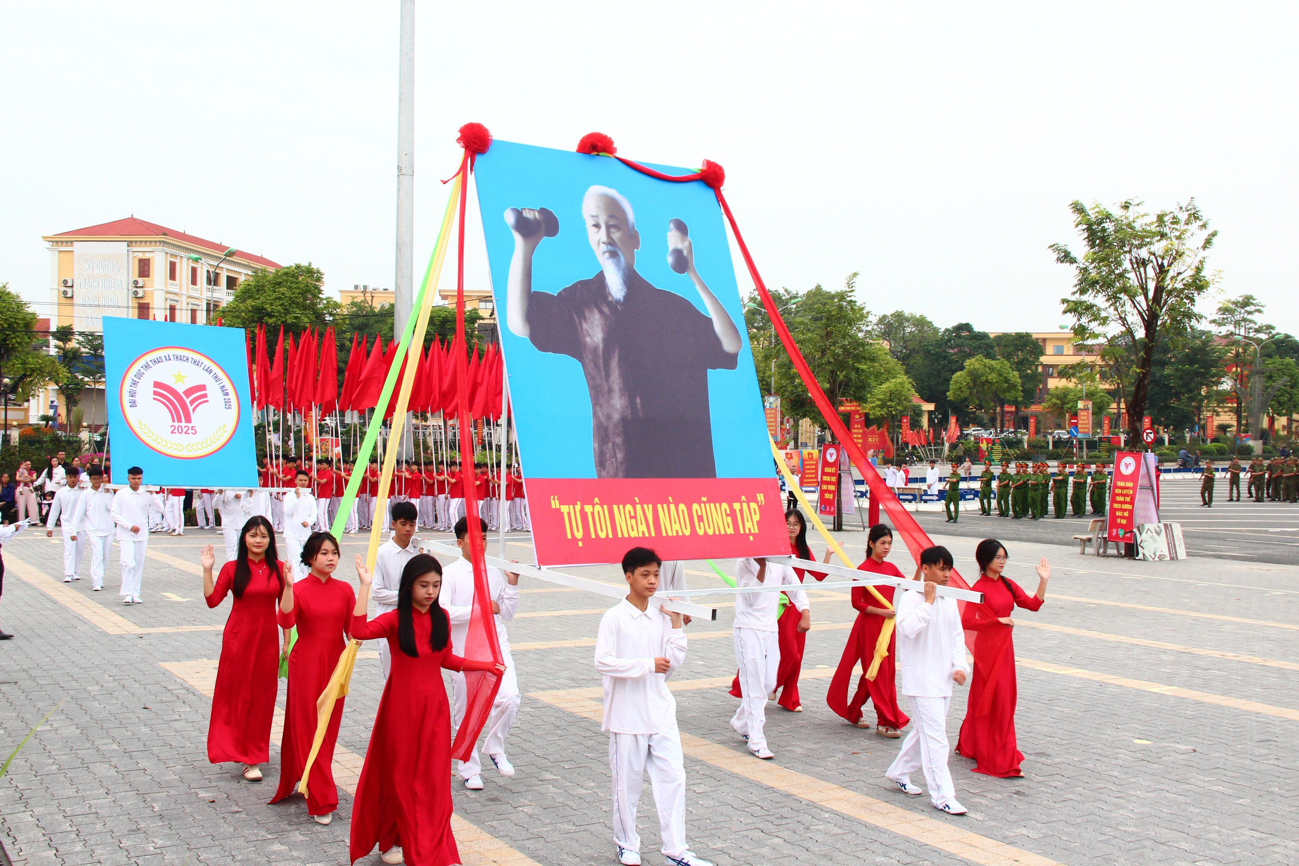 ẢNH: ĐẠI HỘI THỂ DỤC THỂ THAO XÃ THẠCH THẤT LẦN THỨ NHẤT NĂM 2025.- Ảnh 5.