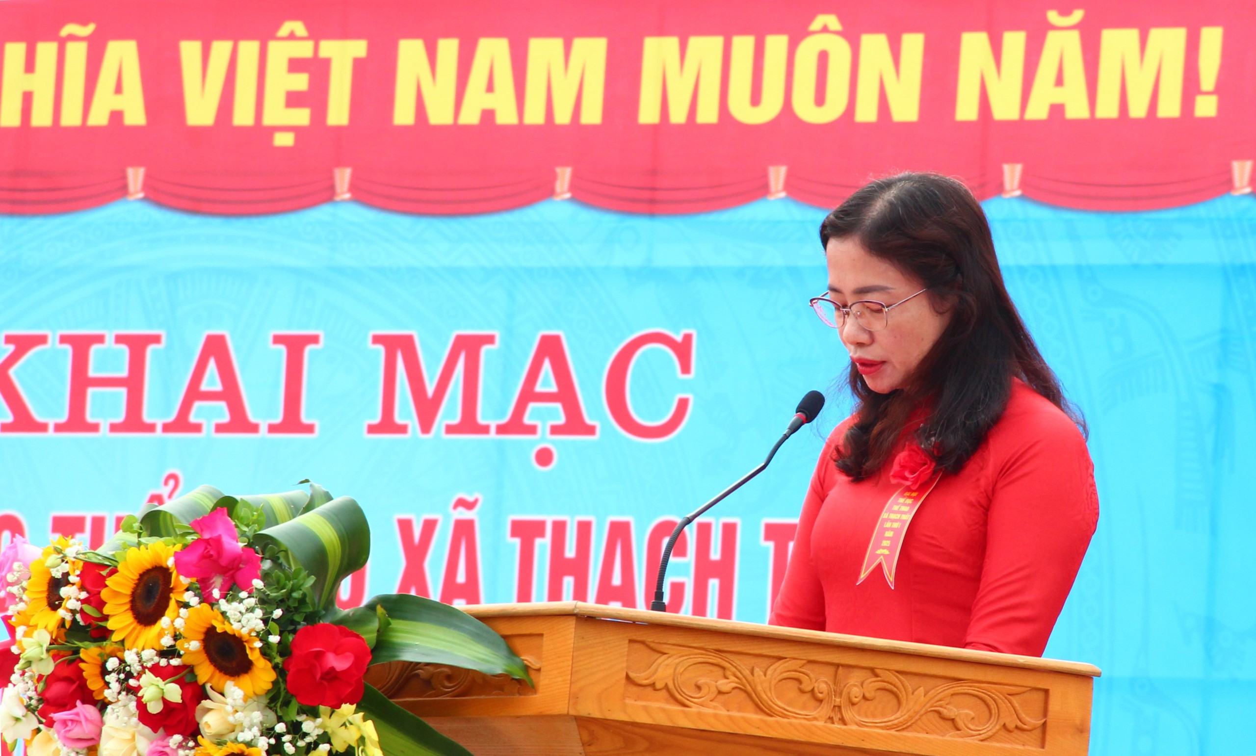 ẢNH: ĐẠI HỘI THỂ DỤC THỂ THAO XÃ THẠCH THẤT LẦN THỨ NHẤT NĂM 2025.- Ảnh 6.