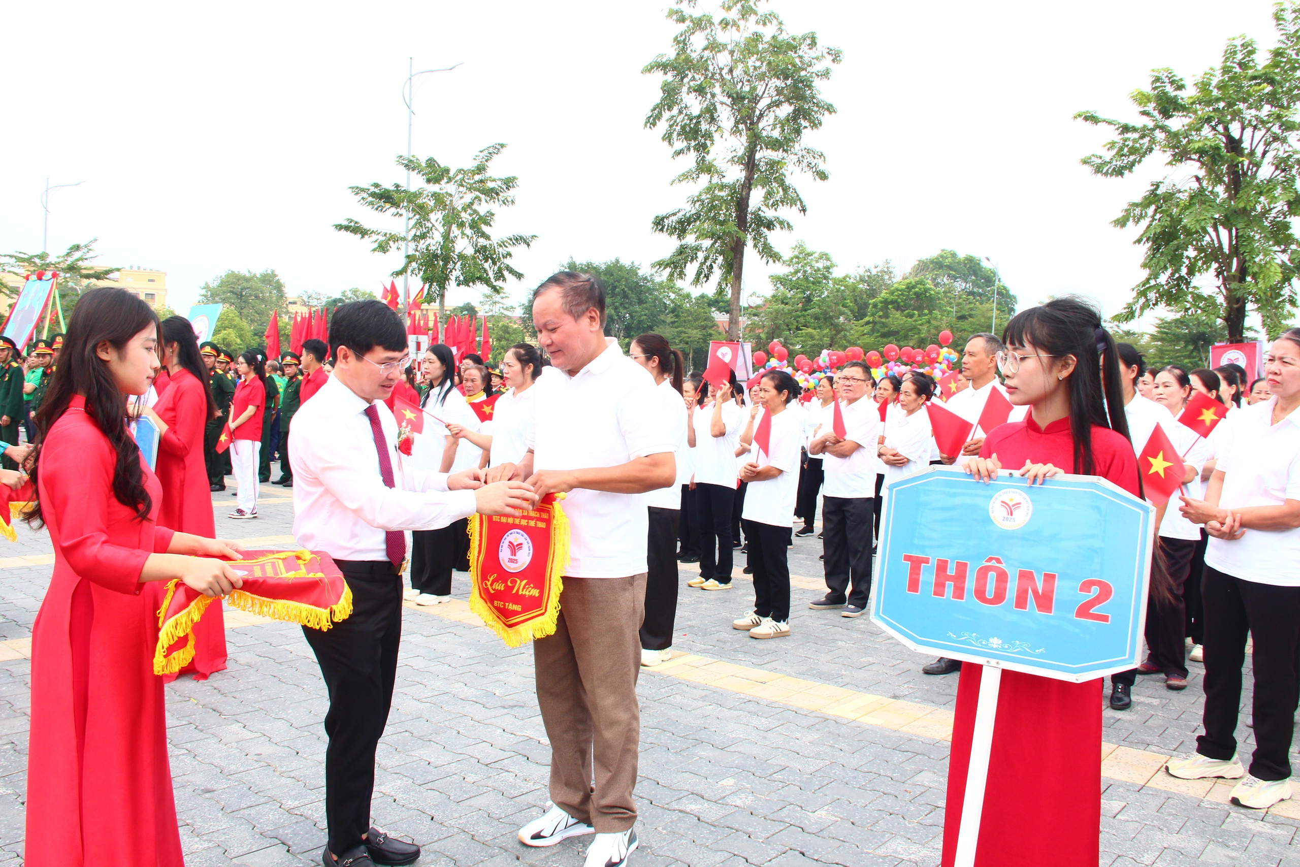 ẢNH: ĐẠI HỘI THỂ DỤC THỂ THAO XÃ THẠCH THẤT LẦN THỨ NHẤT NĂM 2025.- Ảnh 7.