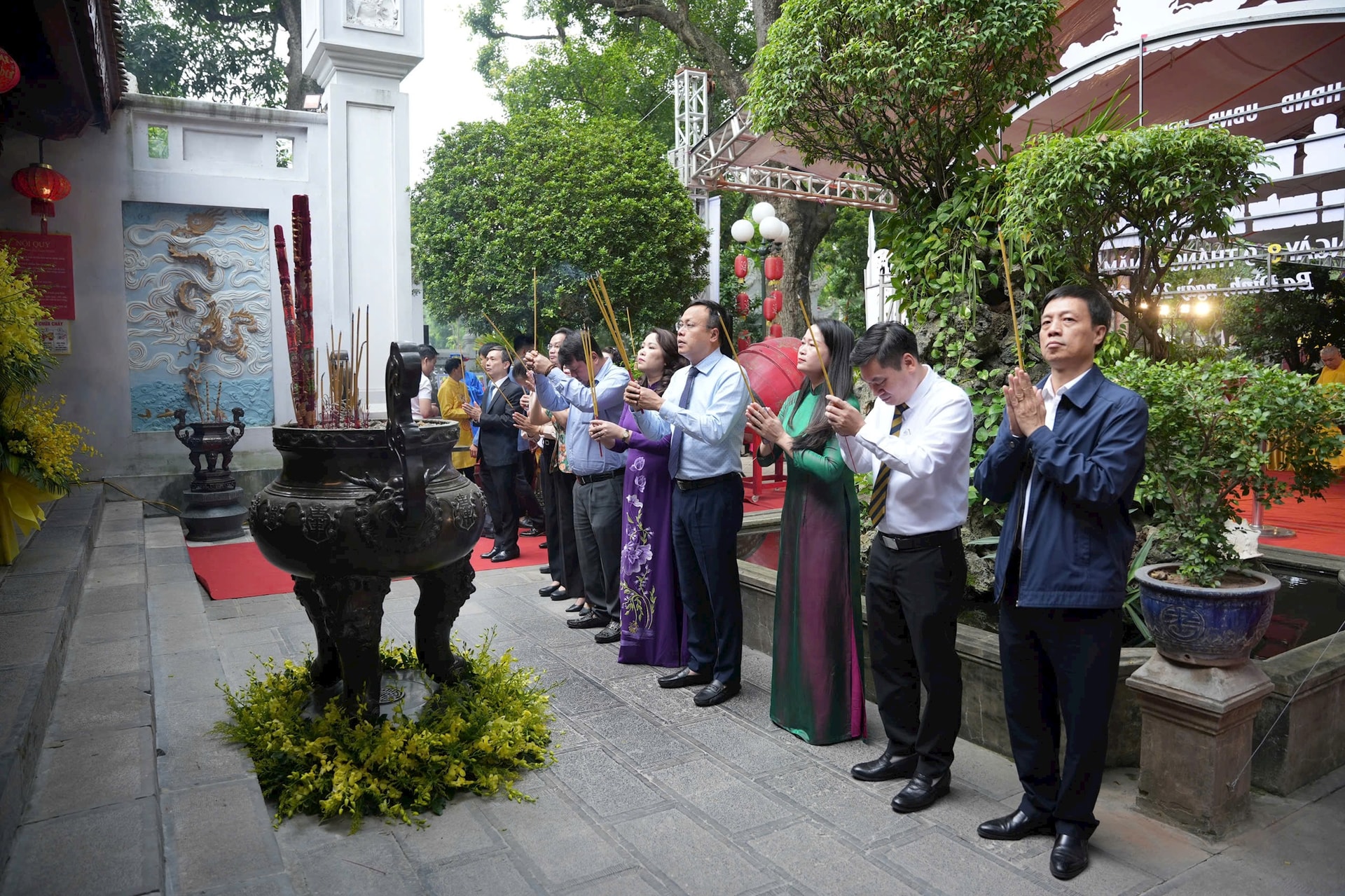 Phường Ba Đình: Tổ chức lễ hội truyền thống tại đền Quán Thánh- Ảnh 6.