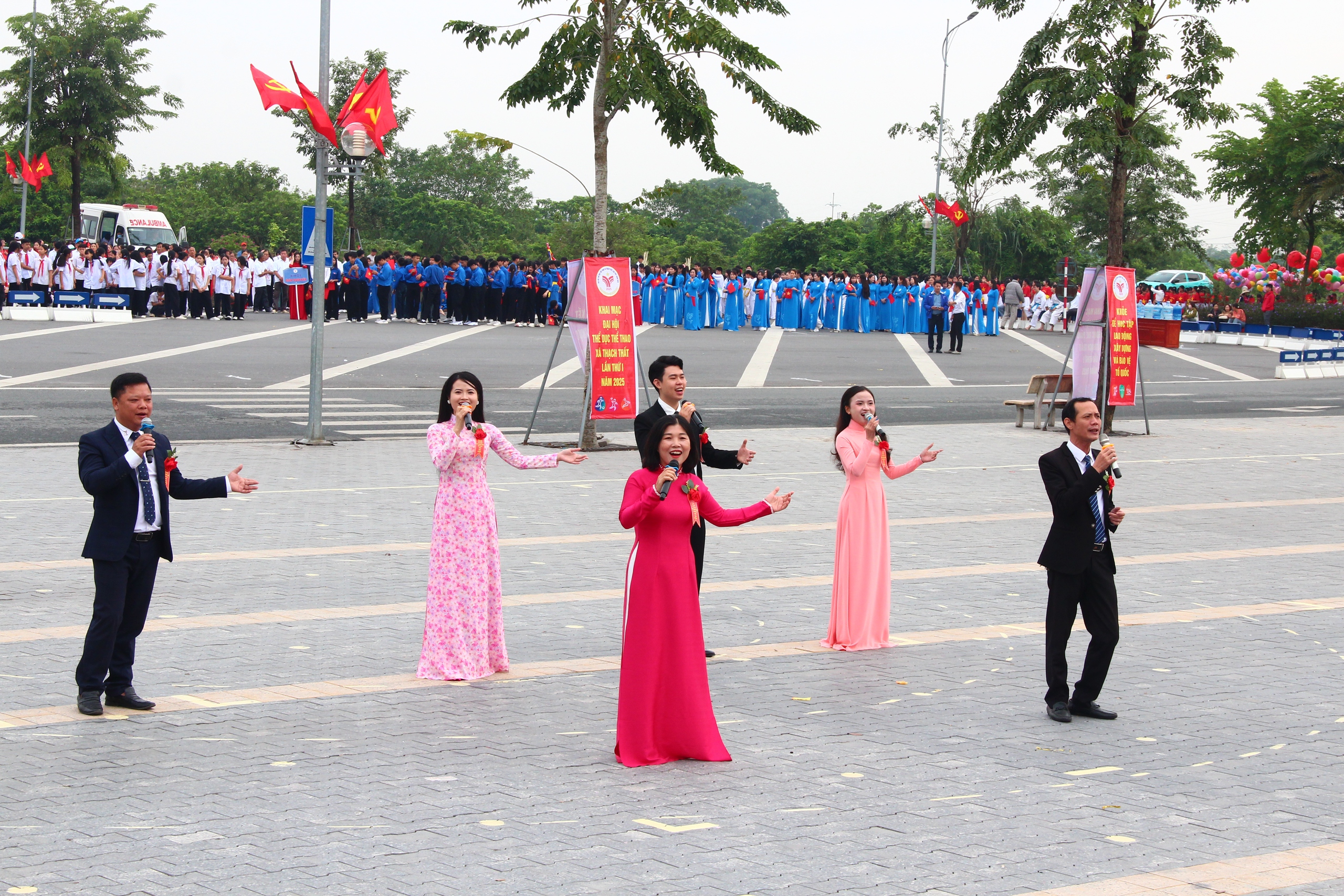 ẢNH: ĐẠI HỘI THỂ DỤC THỂ THAO XÃ THẠCH THẤT LẦN THỨ NHẤT NĂM 2025.- Ảnh 13.