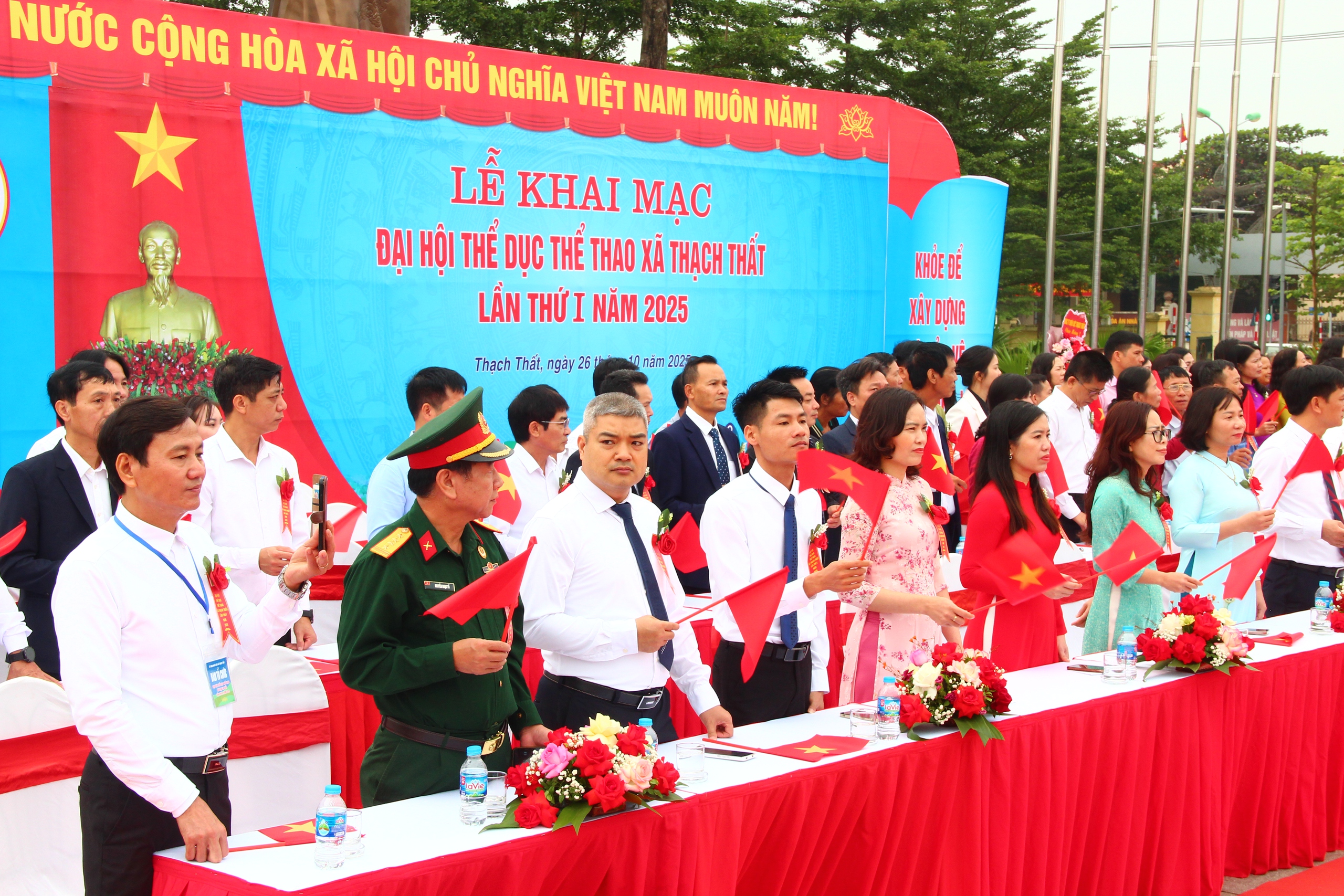 ẢNH: ĐẠI HỘI THỂ DỤC THỂ THAO XÃ THẠCH THẤT LẦN THỨ NHẤT NĂM 2025.- Ảnh 26.