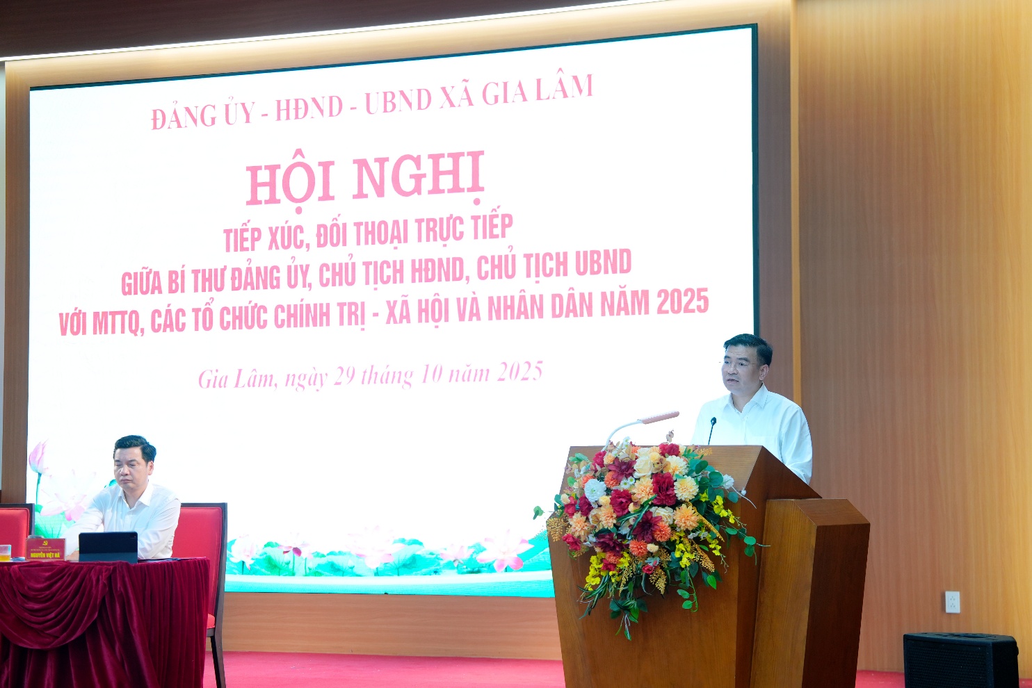 Đảng ủy - HĐND - UBND xã Gia Lâm tổ chức hội nghị tiếp xúc, đối thoại trực tiếp với MTTQ, các tổ chức chính trị - xã hội và nhân dân năm 2025- Ảnh 5.