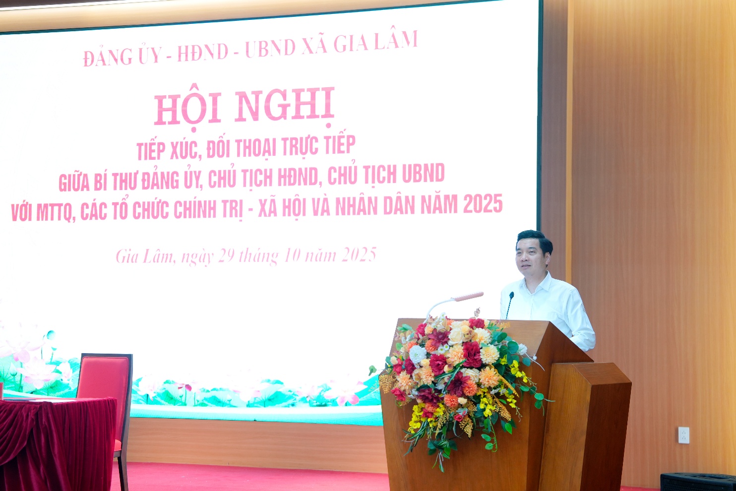 Đảng ủy - HĐND - UBND xã Gia Lâm tổ chức hội nghị tiếp xúc, đối thoại trực tiếp với MTTQ, các tổ chức chính trị - xã hội và nhân dân năm 2025- Ảnh 6.