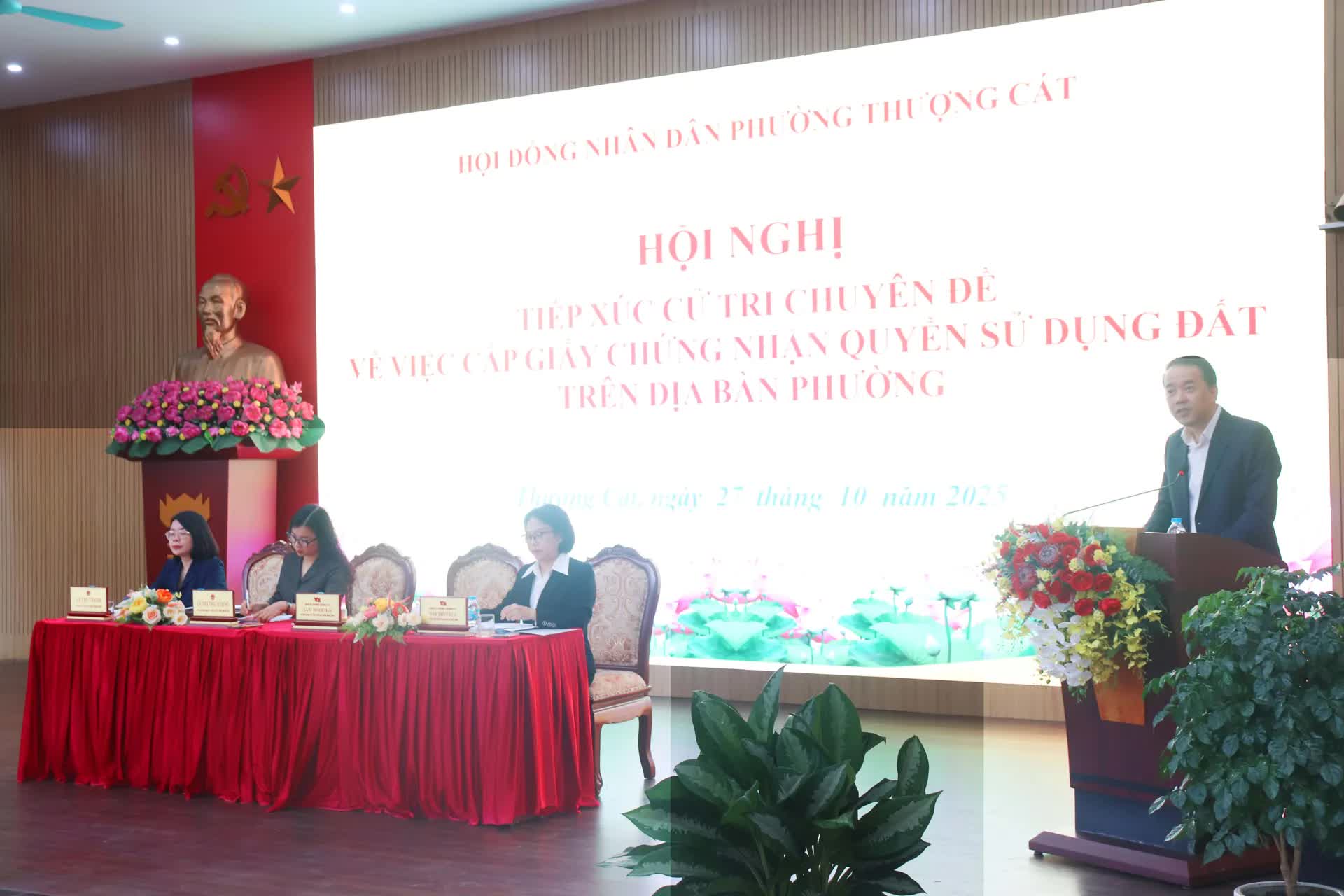 Phường Thượng Cát: đối thoại, gỡ nút thắt thủ tục cấp sổ đỏ, quản lý đô thị- Ảnh 1.