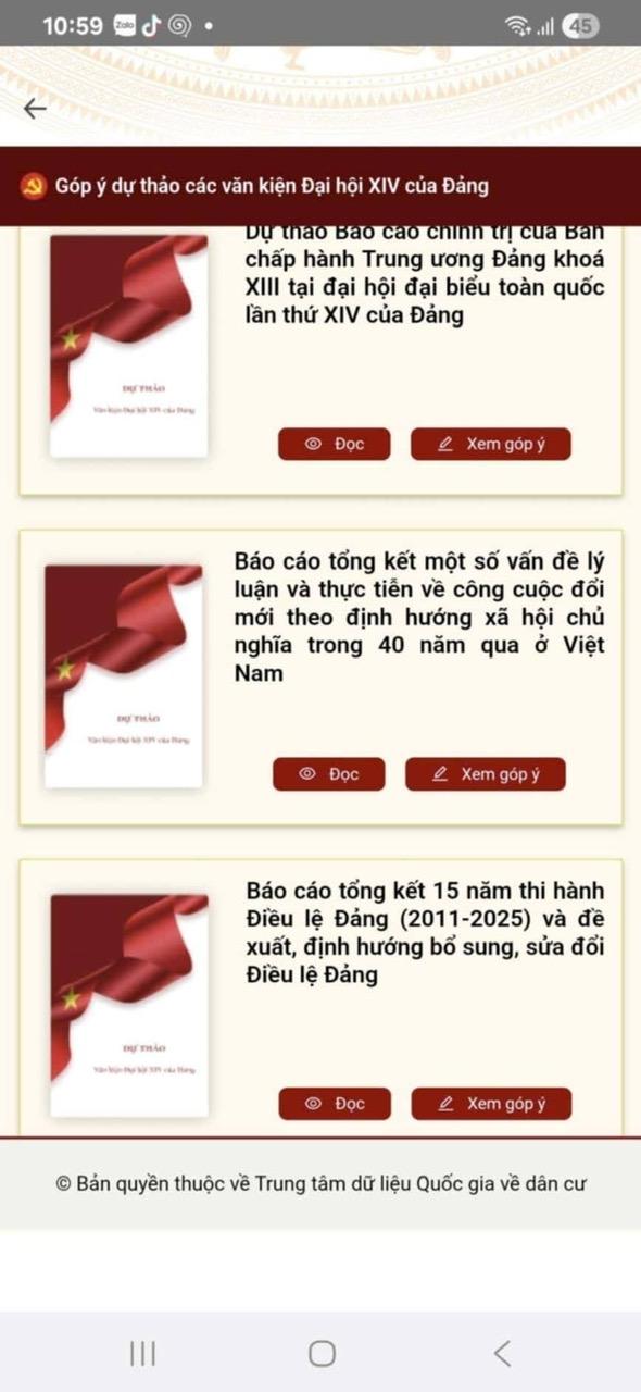 Hướng dẫn góp ý Dự thảo các văn kiện Đại hội XIV của Đảng qua tài khoản VNeID- Ảnh 2.