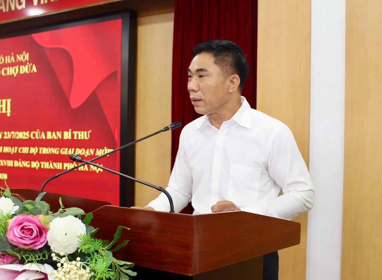 Phường Ô Chợ Dừa đổi mới sinh hoạt chi bộ theo tinh thần Chỉ thị 50-CT/TW- Ảnh 1.