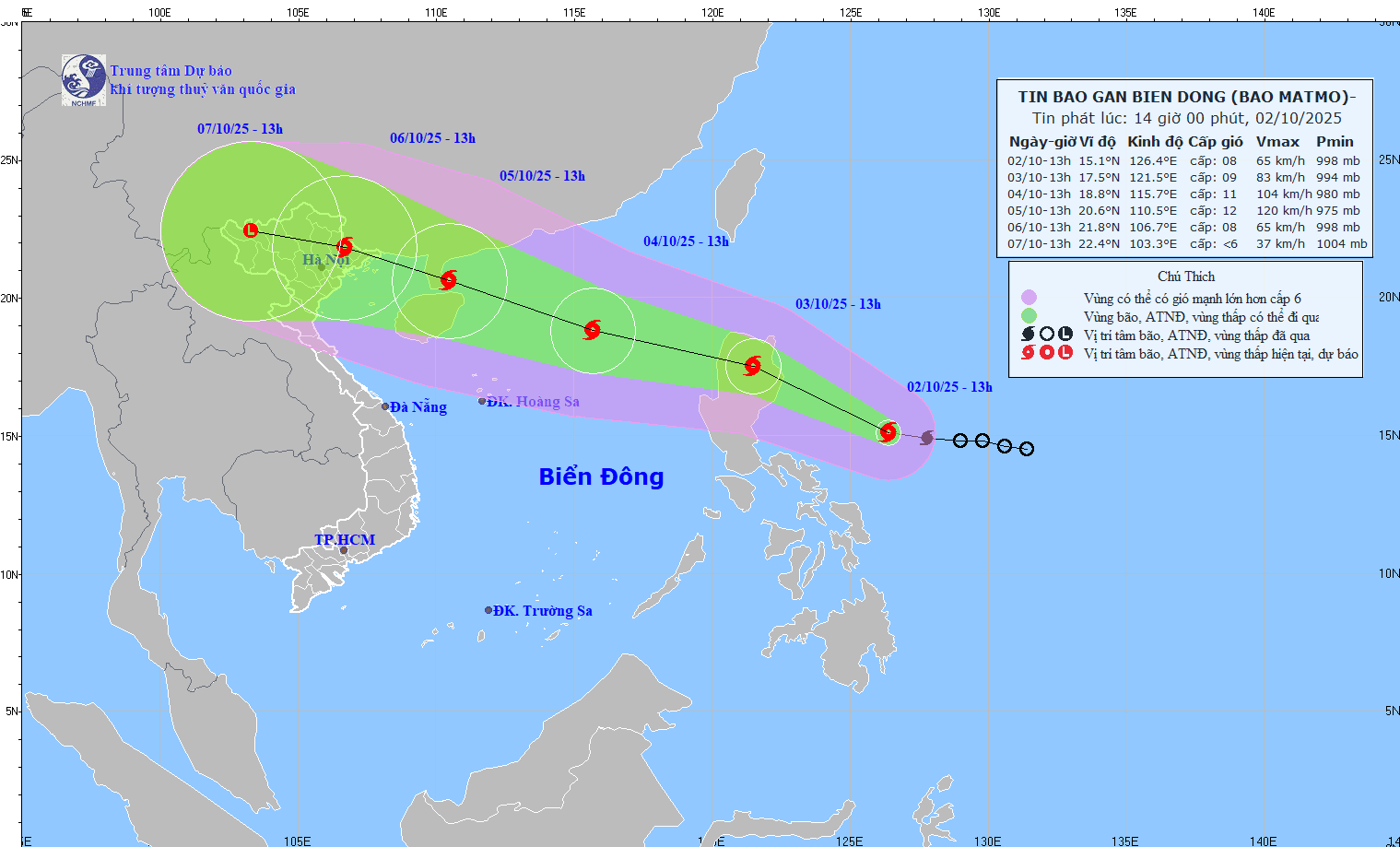 Thời tiết Hà Nội sắp chuyển mưa to khi bão số 11 Matmo đổ bộ đất liền
- Ảnh 1.