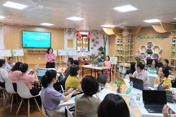 Tây Hồ: Tổ chức chuyên đề “Ứng dụng công nghệ chuyển đổi số trong công tác thư viện trường học”- Ảnh 9.