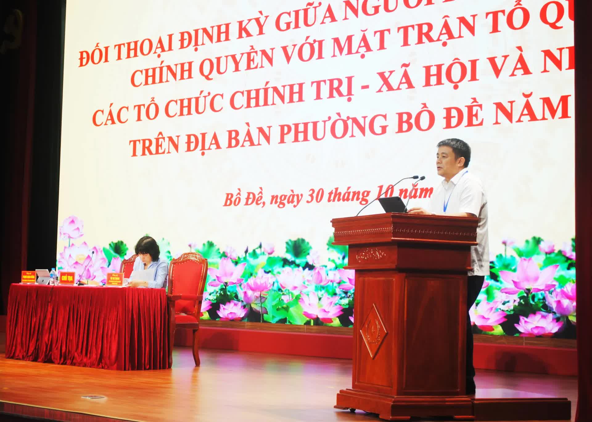 Phường Bồ Đề đối thoại nhiều vấn đề dân sinh giữa cấp ủy, chính quyền với người dân- Ảnh 5.