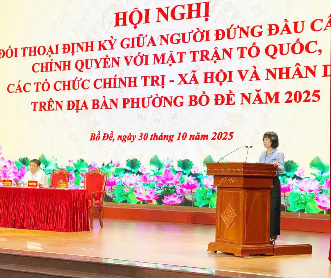 Phường Bồ Đề đối thoại nhiều vấn đề dân sinh giữa cấp ủy, chính quyền với người dân- Ảnh 1.