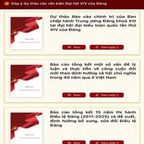 Hướng dẫn góp ý dự thảo các văn kiện Đại hội XIV của Đảng trên ứng dụng VNeID- Ảnh 4.