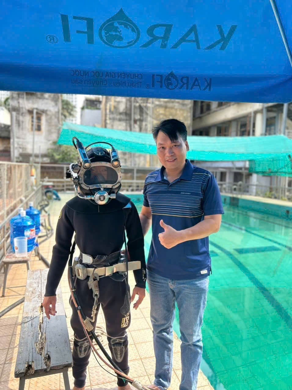 Trường Cao đẳng Giao thông vận tải Trung ương I tổ chức thành công khóa tập huấn nghiệp vụ lặn cứu nạn, cứu hộ cho cán bộ, chiến sĩ Phòng Cảnh sát PCCC và CNCH – CATP Hà Nội- Ảnh 2.