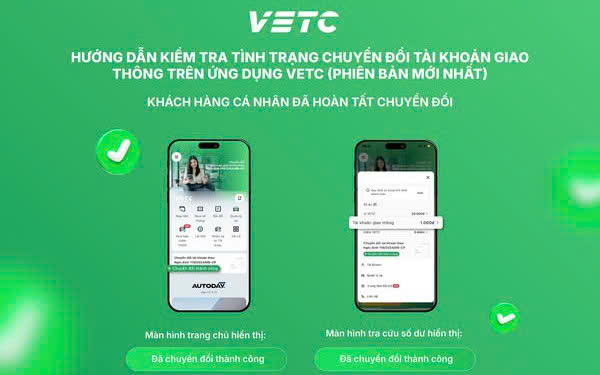 Nhiều chủ xe ô tô chưa chuyển đổi sang tài khoản giao thông, xem hướng dẫn dưới đây để thực hiện trước 1/10/2025