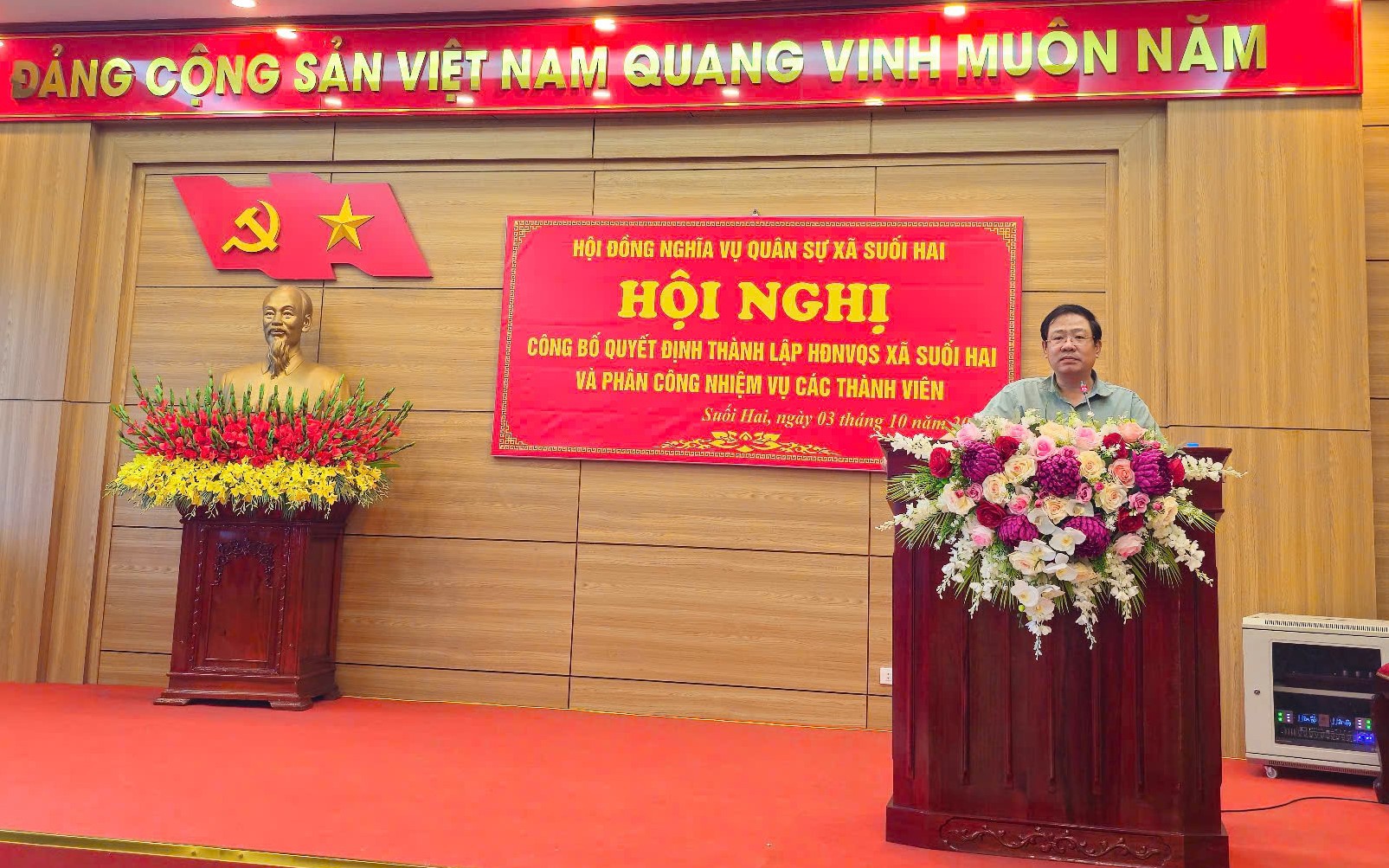 Xã Suối Hai: Quyết tâm hoàn thành 100% chỉ tiêu giao quân năm 2026