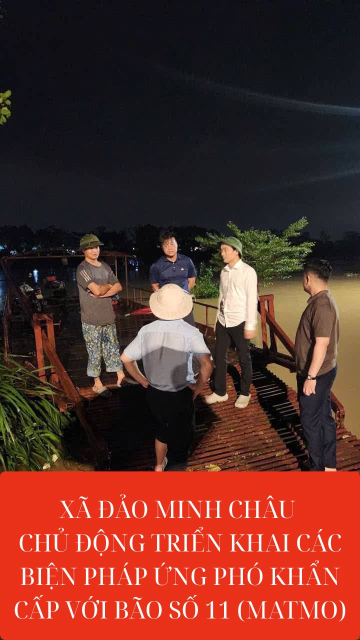 Xã Minh Châu chủ động triển khai các biện pháp ứng phó khẩn cấp với bão Matmo- Ảnh 2.