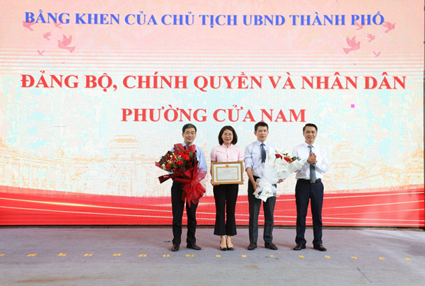 Phường Cửa Nam tổng kết công tác tổ chức các hoạt động kỷ niệm 80 năm Cách mạng Tháng Tám và Quốc khánh 2/9- Ảnh 1.