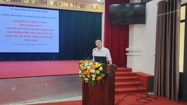 Xã Phúc Thịnh tiên phong ứng dụng AI vào giáo dục, hướng tới chuyển đổi số toàn diện- Ảnh 3.