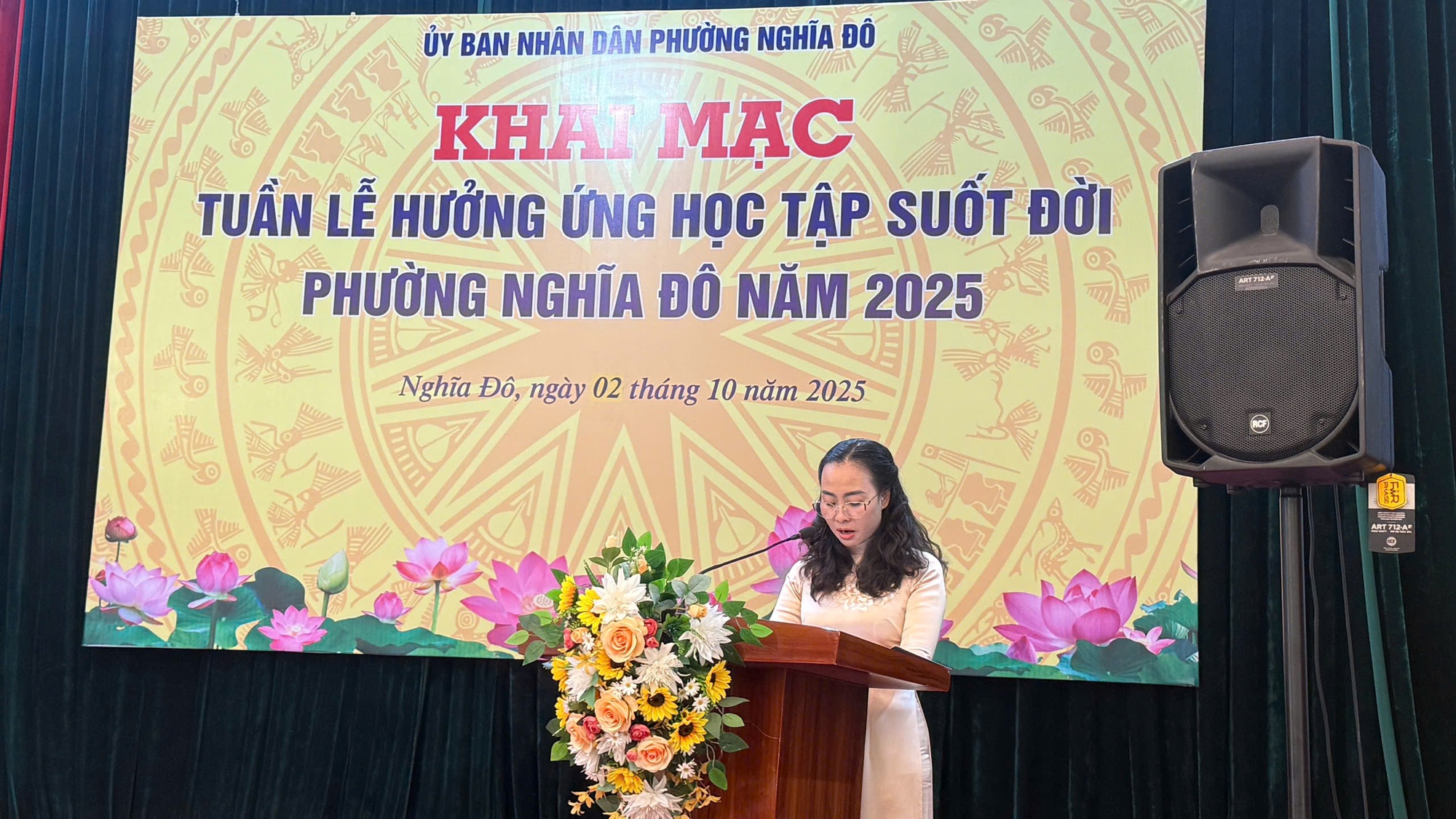 Khai mạc Tuần lễ hưởng ứng học tập suốt đời phường Nghĩa Đô năm 2025- Ảnh 2.