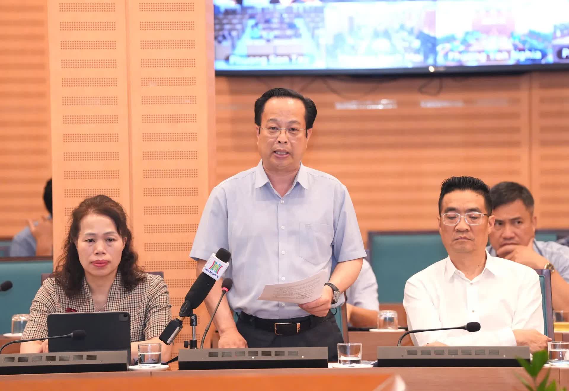 Chủ tịch UBND Thành phố Hà Nội Trần Sỹ Thanh: Hoàn thiện kịch bản, sẵn sàng ứng phó bão số 11- Ảnh 3.