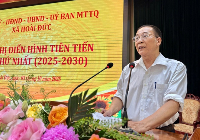Xã Hoài Đức tổ chức Hội nghị điển hình tiên tiến lần thứ nhất (2025 – 2030)- Ảnh 4.