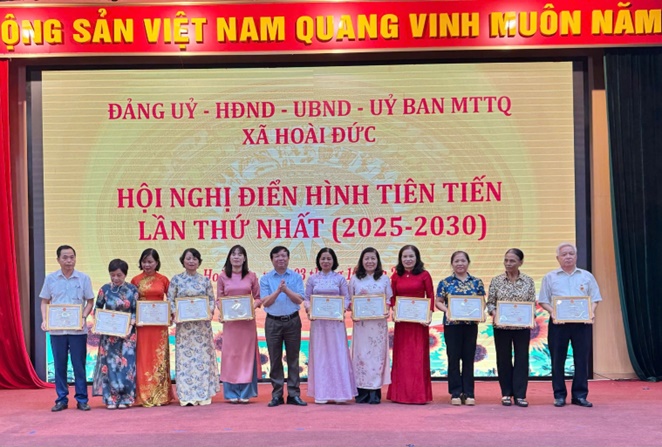 Xã Hoài Đức tổ chức Hội nghị điển hình tiên tiến lần thứ nhất (2025 – 2030)- Ảnh 10.