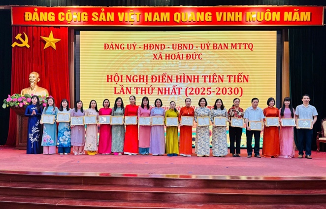 Xã Hoài Đức tổ chức Hội nghị điển hình tiên tiến lần thứ nhất (2025 – 2030)- Ảnh 12.