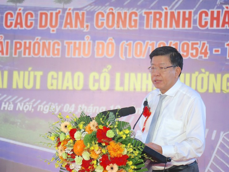 Khởi công xây dựng hầm chui tại nút giao Cổ Linh, chào mừng 71 năm Ngày Giải phóng Thủ đô- Ảnh 3.