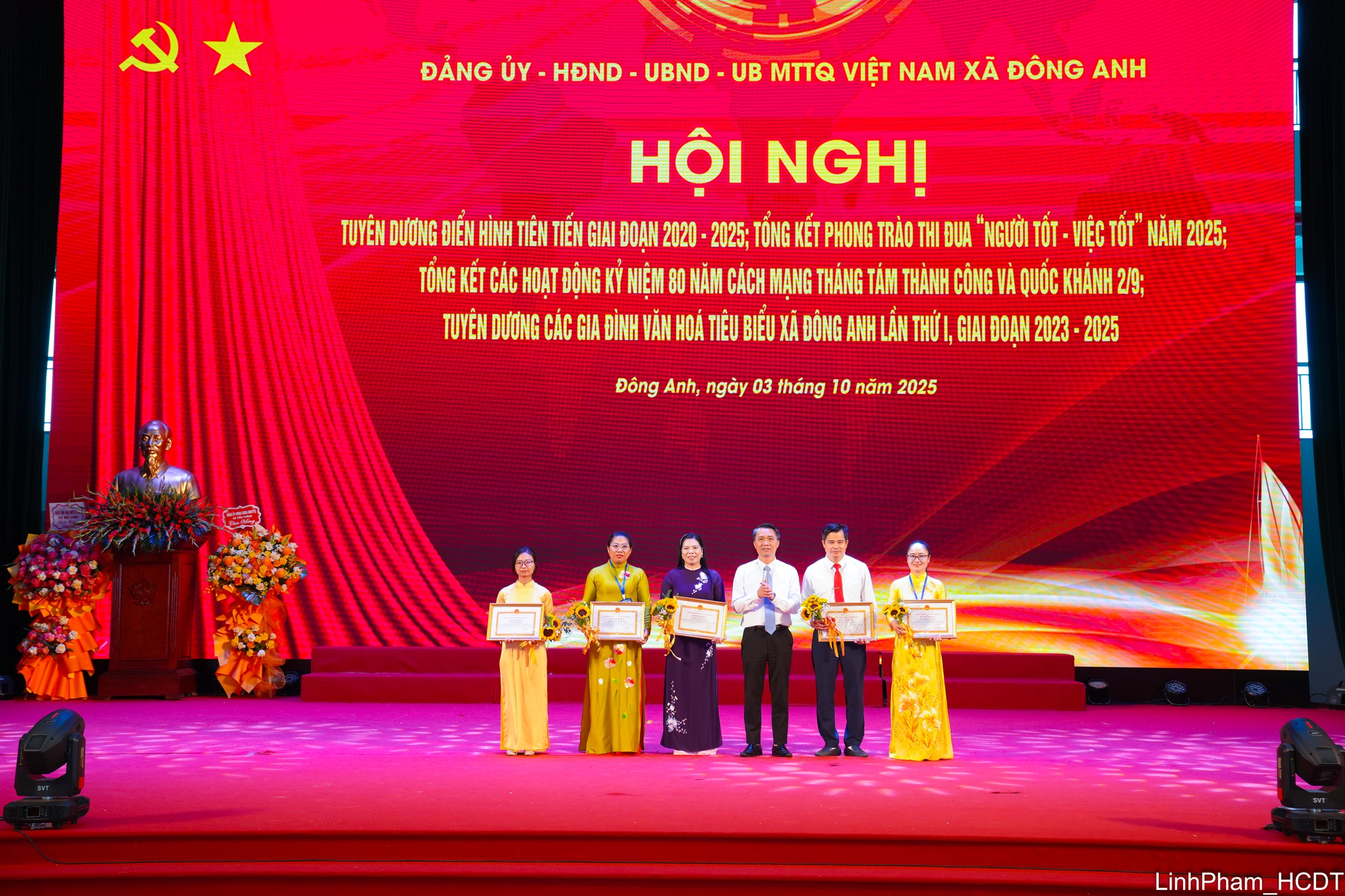 Xã Đông Anh tuyên dương nhiều điển hình tiên tiến giai đoạn 2020 - 2025- Ảnh 1.