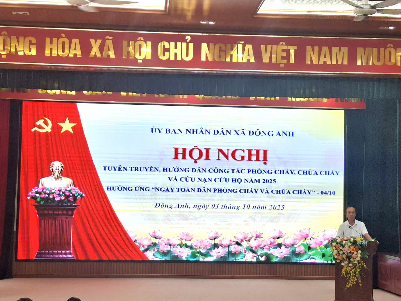 Đông Anh tổ chức hội nghị tuyên truyền, hướng dẫn công tác phòng cháy, chữa cháy và cứu nạn cứu hộ năm 2025- Ảnh 2.