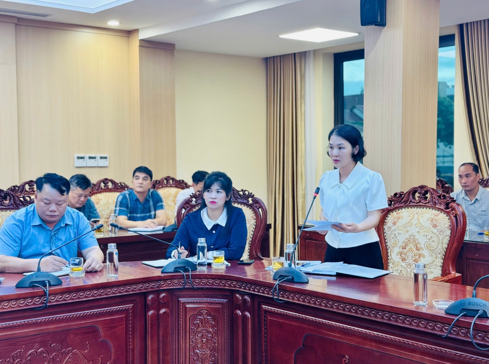 Đảng uỷ xã Hoài Đức tổ chức hội nghị lần thứ 3 Ban Chấp hành Đảng bộ xã Hoài Đức khoá I, nhiệm kỳ 2025-2030- Ảnh 2.