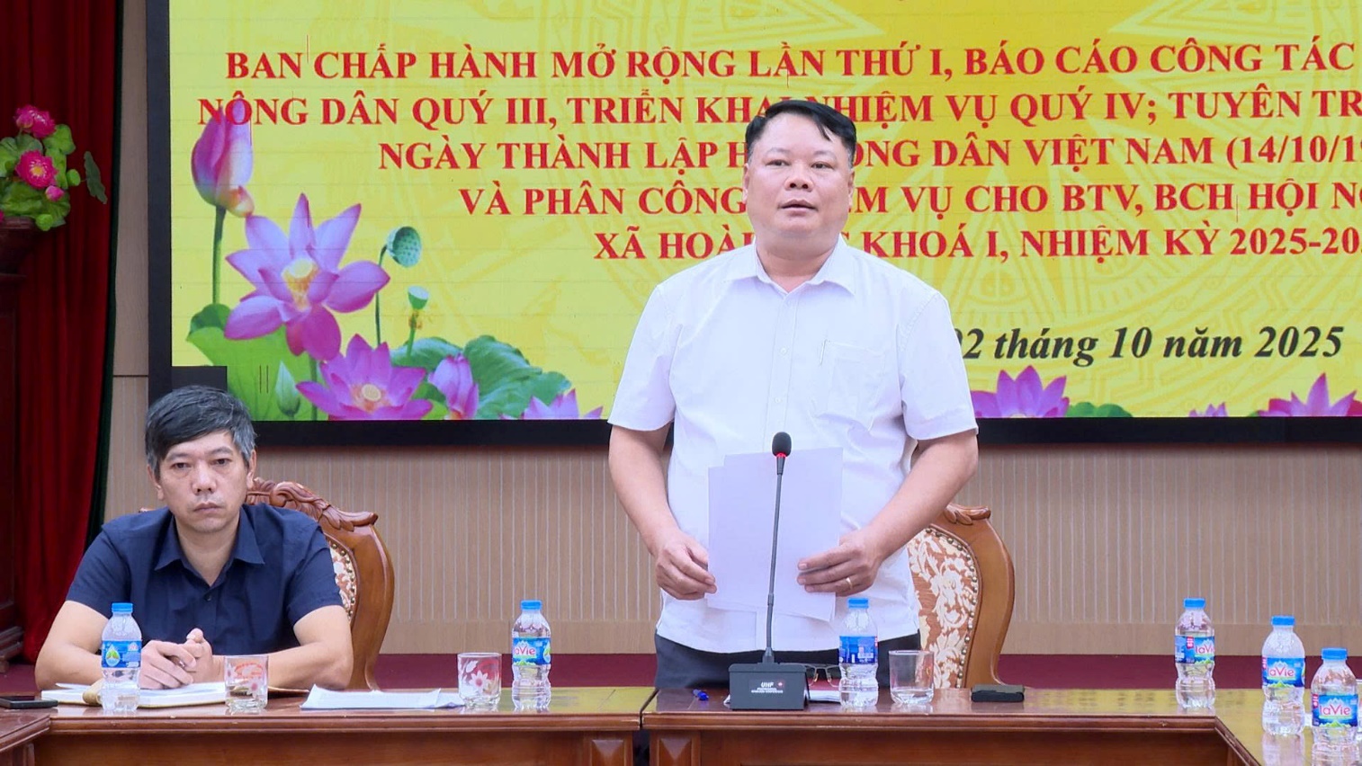 Hội Nông dân xã Hoài Đức tổ chức hội nghị giao ban công tác Hội và phong trào Nông dân quý III, triển khai nhiệm vụ quý IV năm 2025- Ảnh 1.