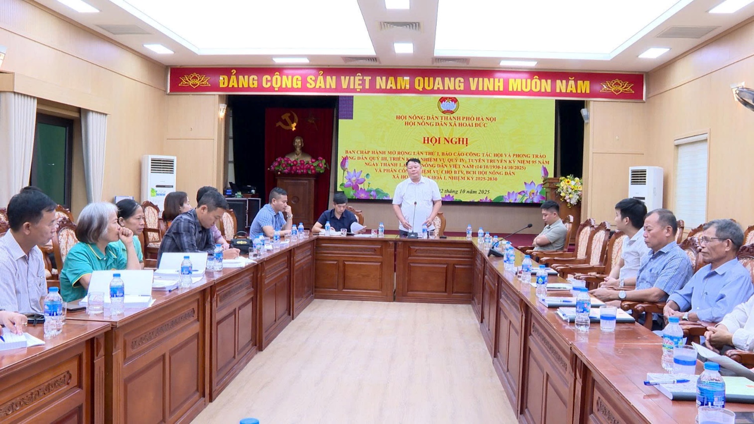 Hội Nông dân xã Hoài Đức tổ chức hội nghị giao ban công tác Hội và phong trào Nông dân quý III, triển khai nhiệm vụ quý IV năm 2025- Ảnh 2.