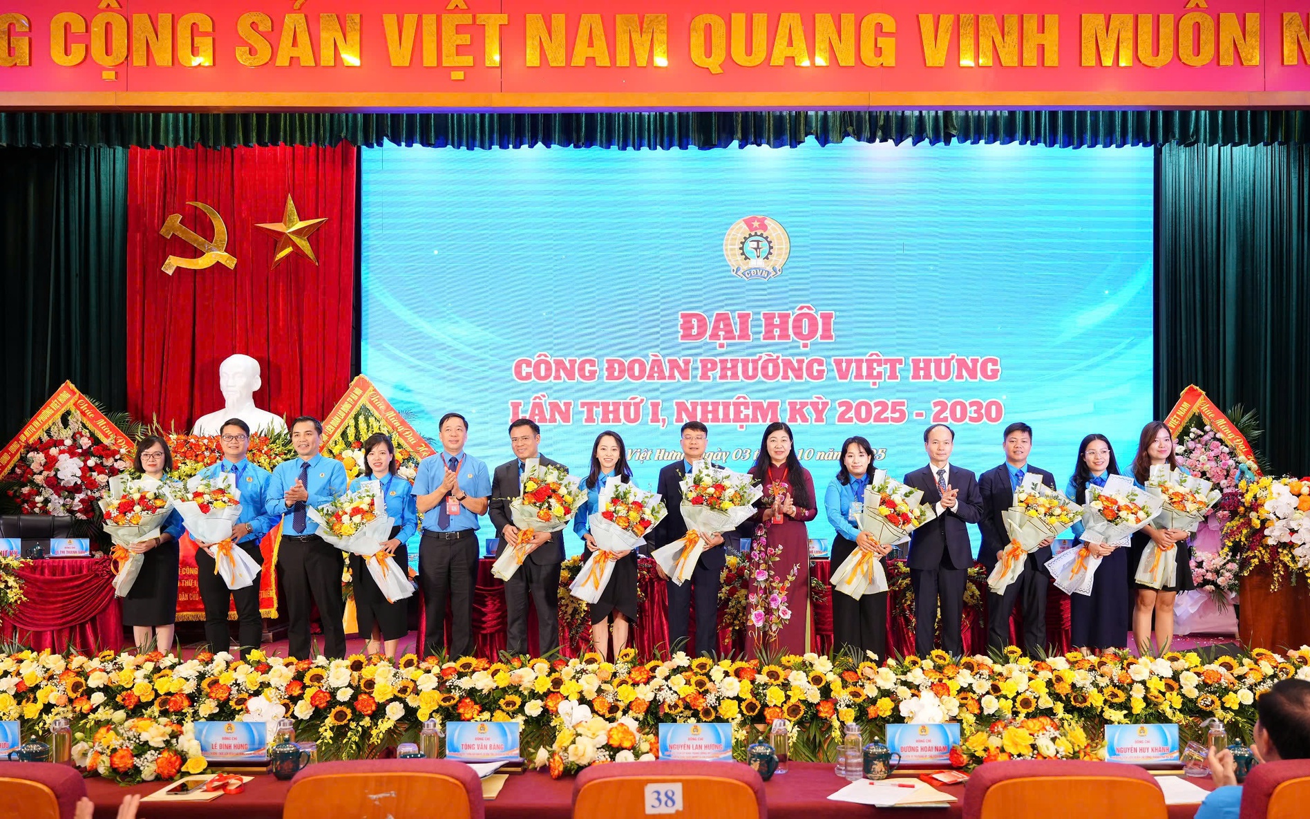 Phường Việt Hưng tổ chức thành công Đại hội Công đoàn lần thứ I, nhiệm kỳ 2025-2030