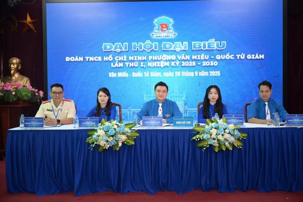 ĐẠI HỘI ĐOÀN PHƯỜNG VĂN MIẾU – QUỐC TỬ GIÁM LẦN THỨ I: NHỮNG NGỌN LỬA TIÊN PHONG, DẤN THÂN VÀO HOẠT ĐỘNG CỘNG ĐỒNG- Ảnh 3.