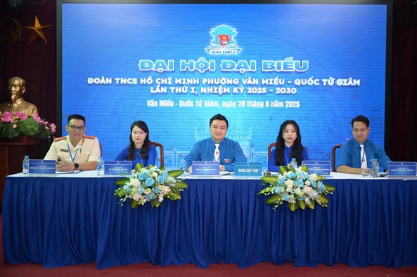 KHAI MẠC PHIÊN THỨ NHẤT ĐẠI HỘI ĐẠI BIỂU ĐOÀN TNCS HỒ CHÍ MINH PHƯỜNG VĂN MIẾU – QUỐC TỬ GIÁM LẦN THỨ I- Ảnh 3.
