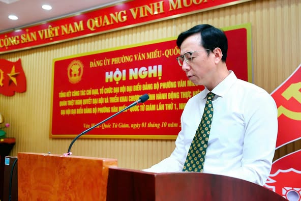 ĐOÀN TNCS HỒ CHÍ MINH PHƯỜNG VĂN MIẾU – QUỐC TỬ GIÁM ĐƯỢC KHEN THƯỞNG TRONG CÔNG TÁC PHỤC VỤ ĐẠI HỘI ĐẠI BIỂU ĐẢNG BỘ PHƯỜNG LẦN THỨ I, NHIỆM KỲ 2025-2030- Ảnh 2.