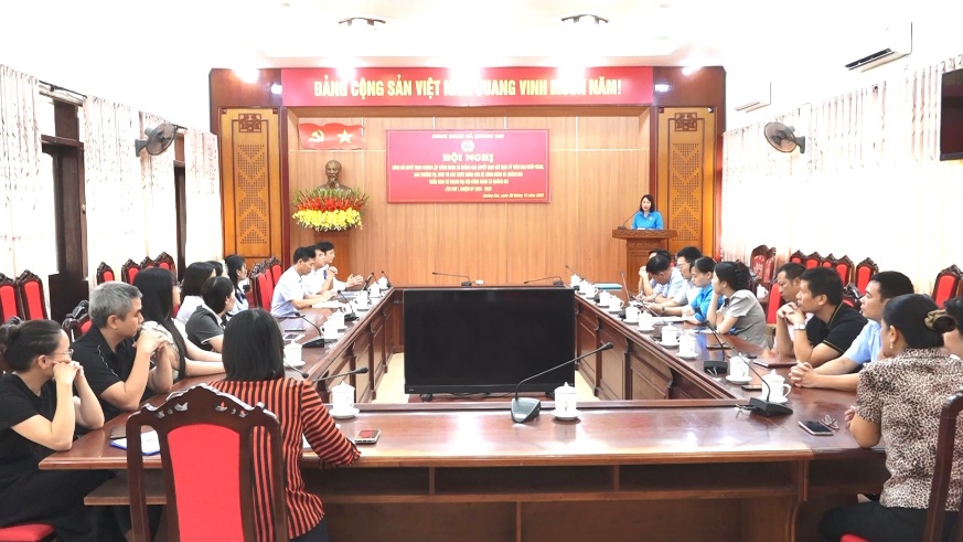 Công đoàn xã Quảng Oai tổ chức Hội nghị công bố Quyết định thành lập và triển khai kế hoạch Đại hội lần thứ I, nhiệm kỳ 2025 – 2030- Ảnh 1.