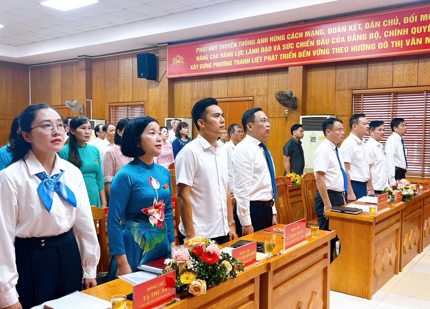 Kỳ họp thứ 3 HĐND phường Thanh Liệt khóa I, nhiệm kỳ 2021-2026 thành công tốt đẹp- Ảnh 1.