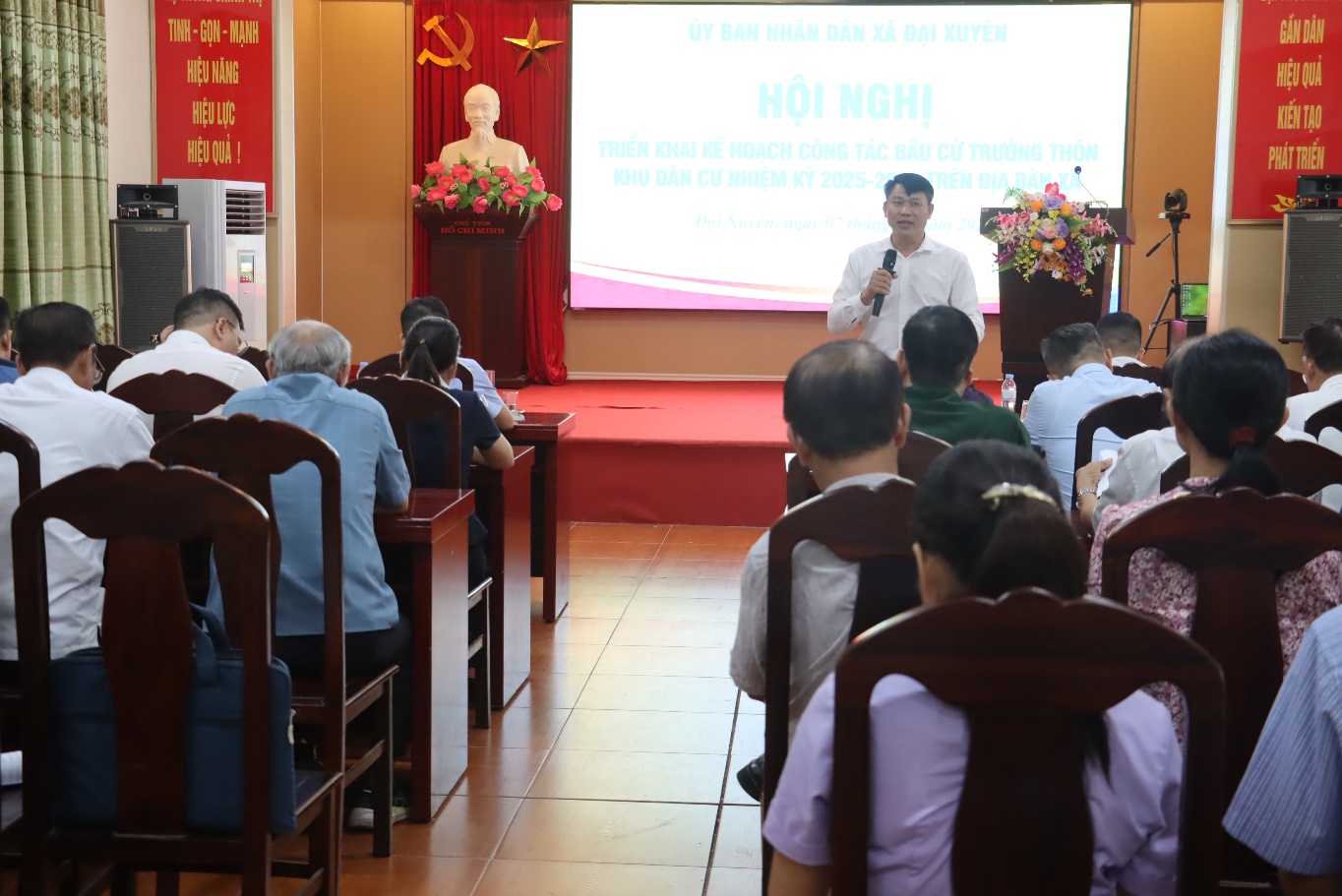 XÃ ĐẠI XUYÊN TRIỂN KHAI KẾ HOẠCH BẦU CỬ TRƯỞNG THÔN NHIỆM KỲ 2025 - 2028- Ảnh 2.