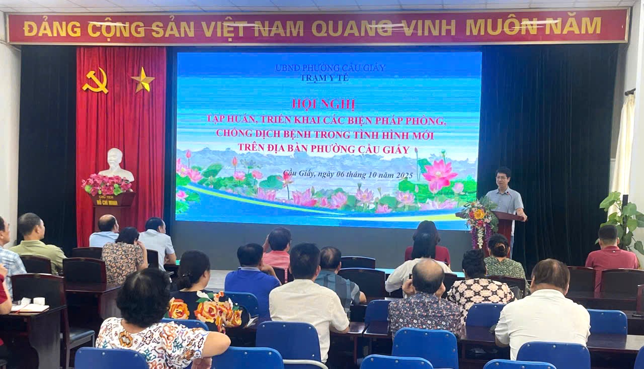 Trạm Y tế phường Cầu Giấy chủ động phòng, chống dịch bệnh - Bảo vệ Sức khỏe cộng đồng- Ảnh 2.