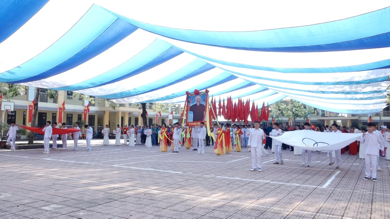 Hồng Sơn tổng duyệt Lễ khai mạc Đại hội TDTT xã Hồng Sơn lần thứ I, năm 2025- Ảnh 1.