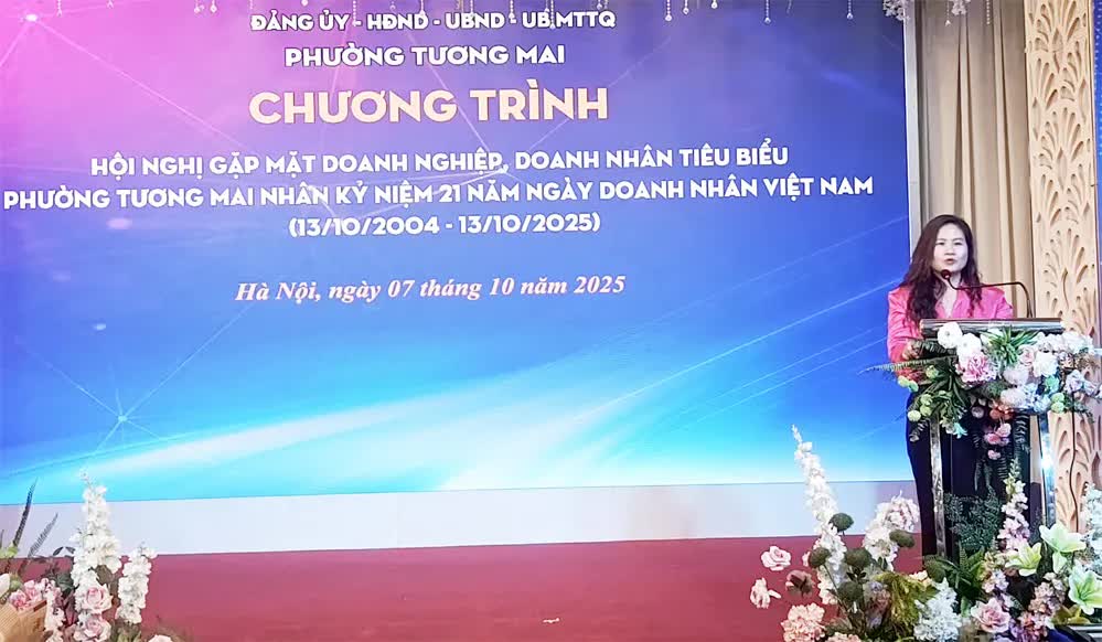 Phường Tương Mai tôn vinh tinh thần khởi nghiệp và phát triển vì cộng đồng của doanh nghiệp- Ảnh 1.