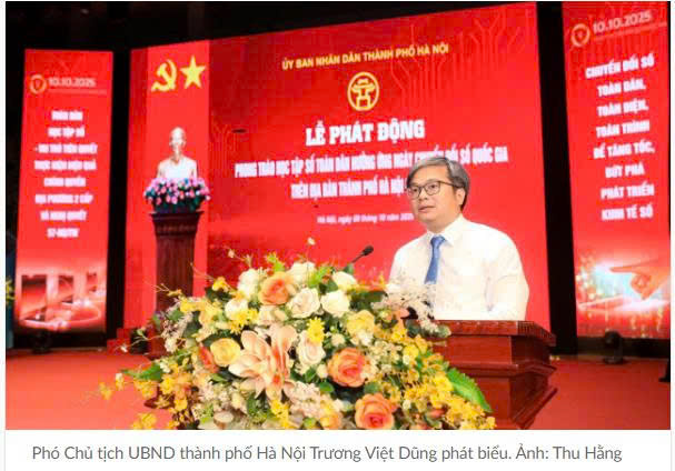 Hà Nội phát động phong trào “Học tập số toàn dân”: Gần dân hơn - Nhanh hơn - Hiệu quả hơn- Ảnh 1.