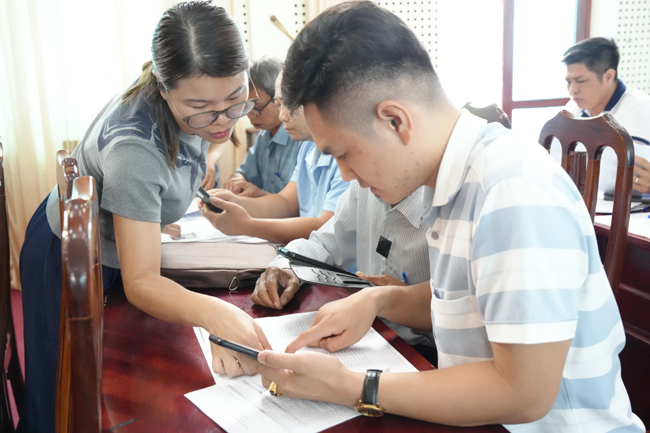 Xã Hạ Bằng đẩy nhanh tiến độ làm giàu, làm sạch cơ sở dữ liệu quốc gia về đất đai- Ảnh 6.