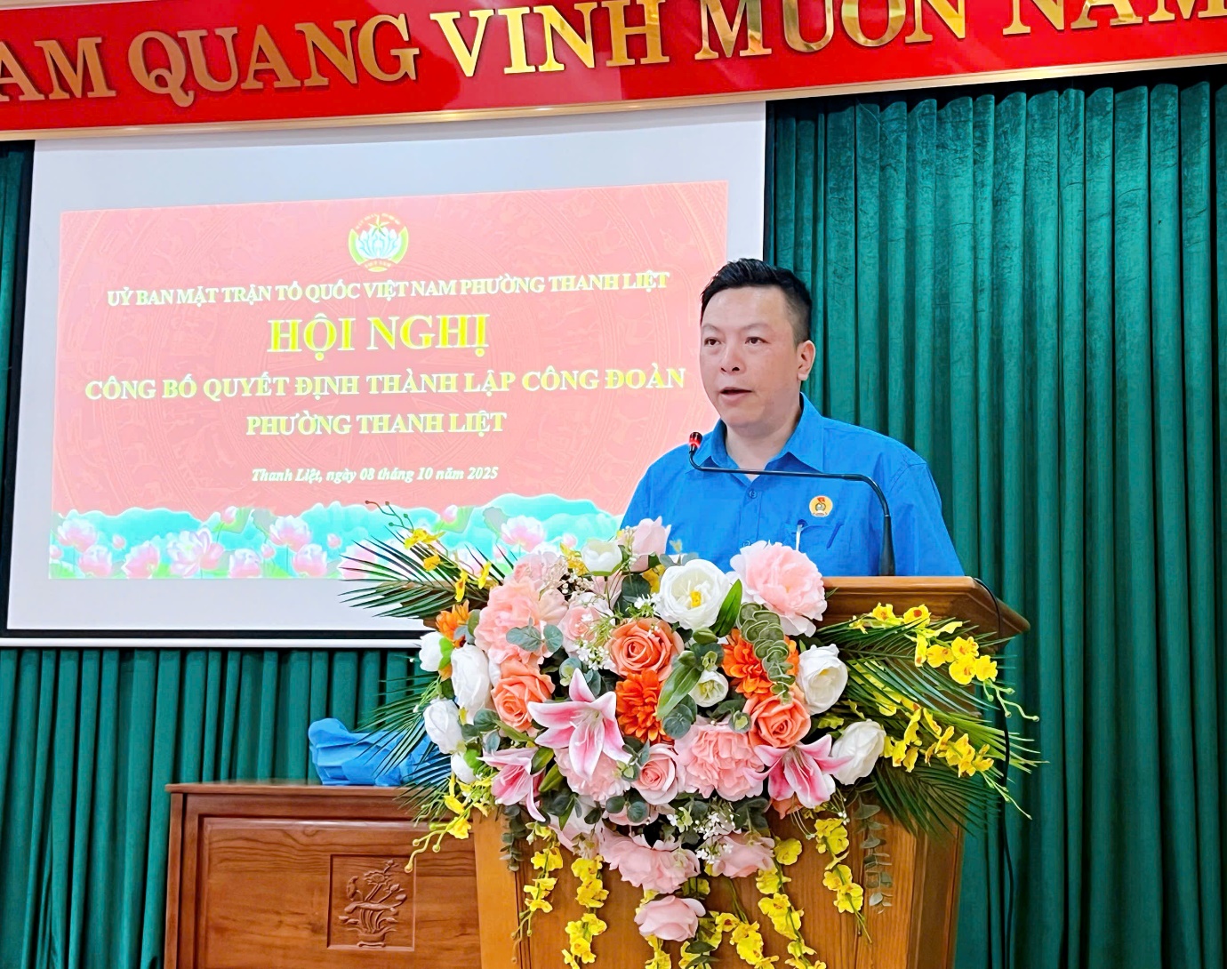 Đồng chí Thái Vĩnh Thắng giữ chức Chủ tịch Công đoàn phường Thanh Liệt nhiệm kỳ 2025 - 2030- Ảnh 5.