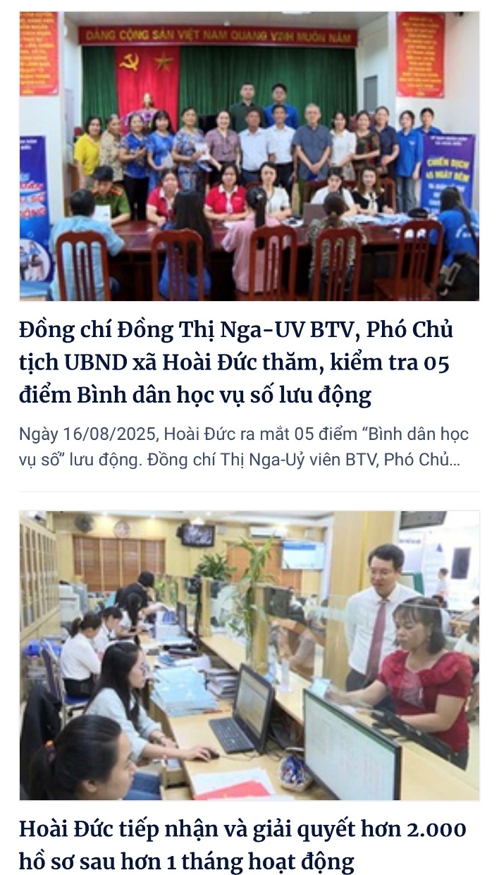 Lan tỏa phong trào Bình dân học vụ số trên địa bàn xã Hoài Đức- Ảnh 2.