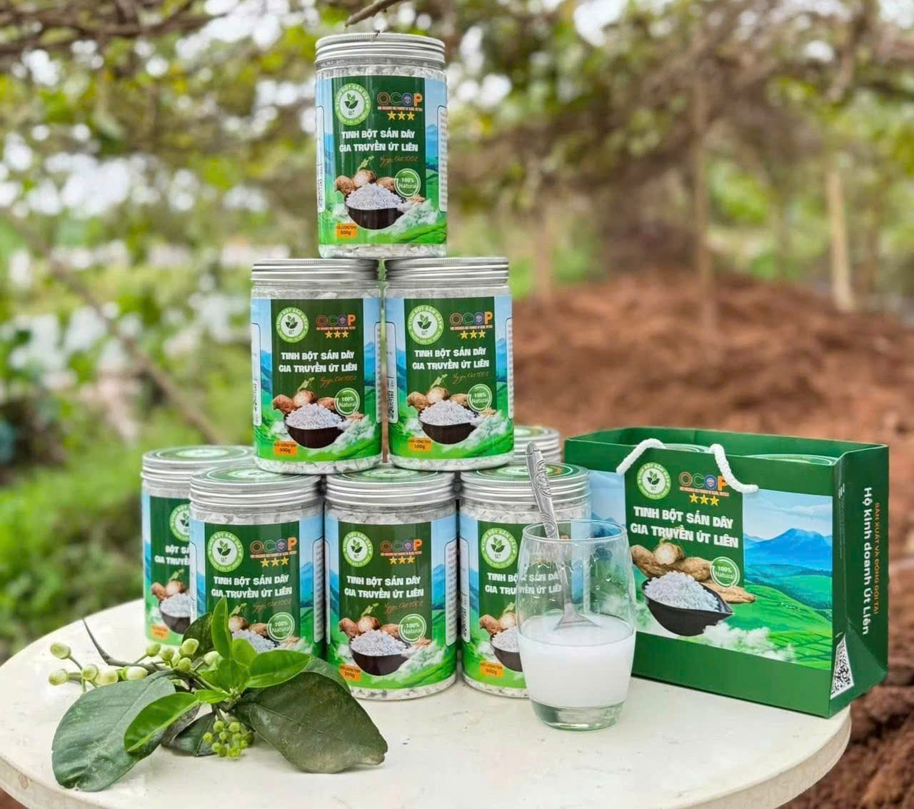 Tinh bột sắn dây gia truyền Út Liên và hành trình xây dựng thương hiệu Ocop 3 sao- Ảnh 2.